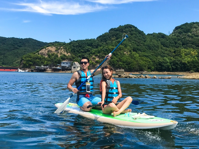 気軽に楽しめる海のアクティビティ“じゃのひれ SUP”1