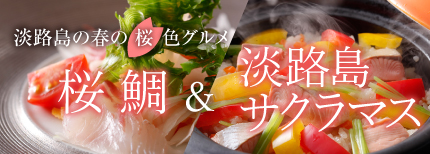 春の風物詩 桜鯛＆淡路島サクラマス